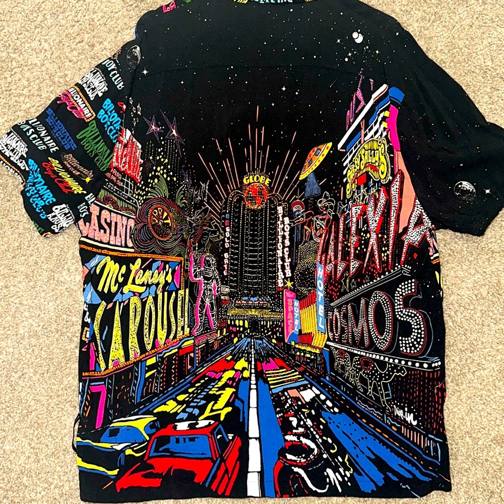Billionaire Boys Club Las Vegas Strip Button Up